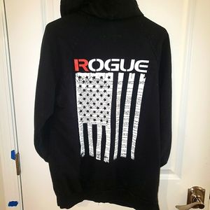 Rogue  Hooded zippered sweatshirt.